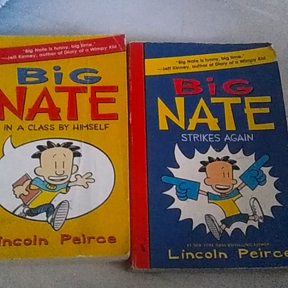 Paper Back Big Nate Books Lot of 2